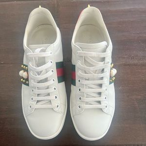 Gucci ACE Pearl Sneakers size 36.5